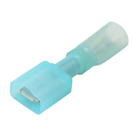 Pacer Group Pacer 16-14 AWG Fully-Insulated Male Disconnect Terminal - Blue - 100 Pack TDE14-250FIM-100